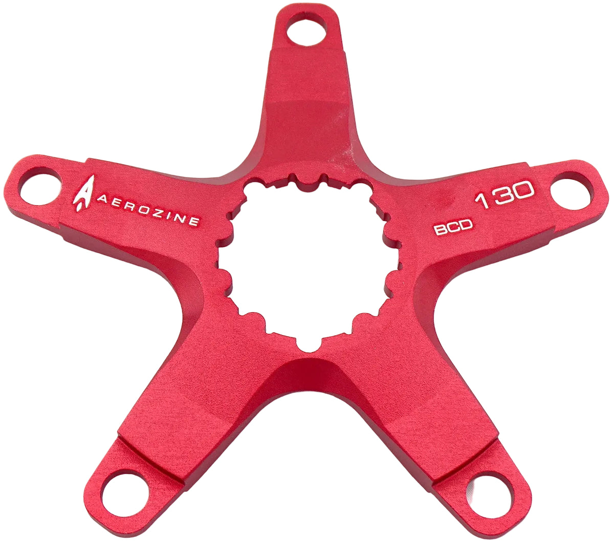 Aerozine chainring spider for SRAM DirectMount red BCD 130