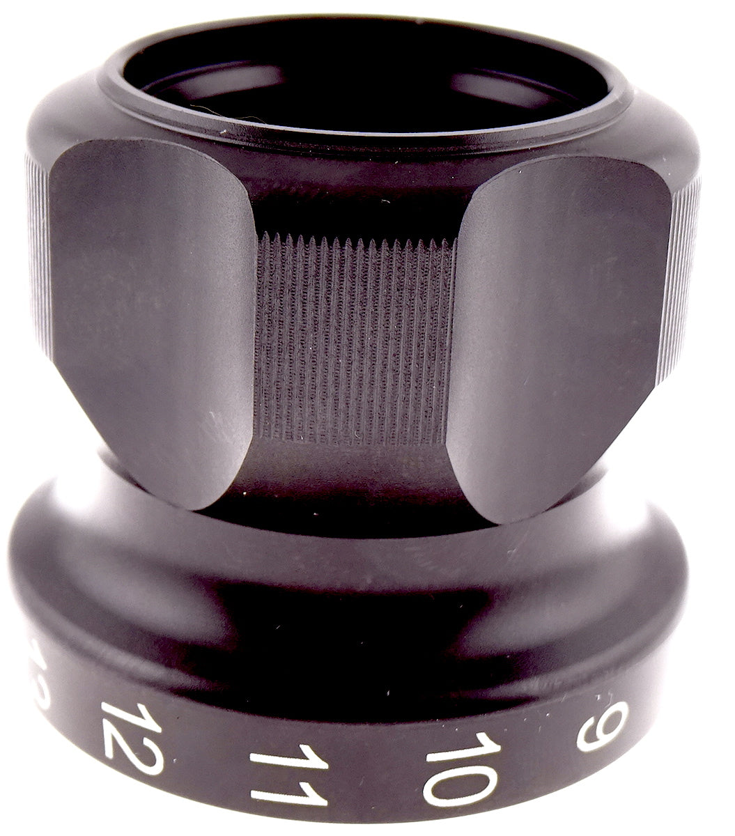 Puño giratorio izquierdo de aluminio para buje de cambio Rohloff®