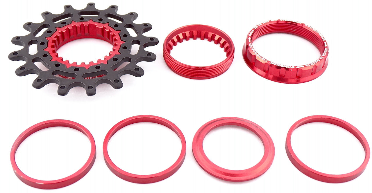 Singlespeed Umbaukit Shimano® Microspline + Ritzel