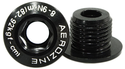 aerozine-chainring-bolt-M8x0.75x8.5mm-black