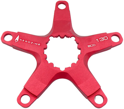 Aerozine chainring spider for SRAM DirectMount red BCD 130