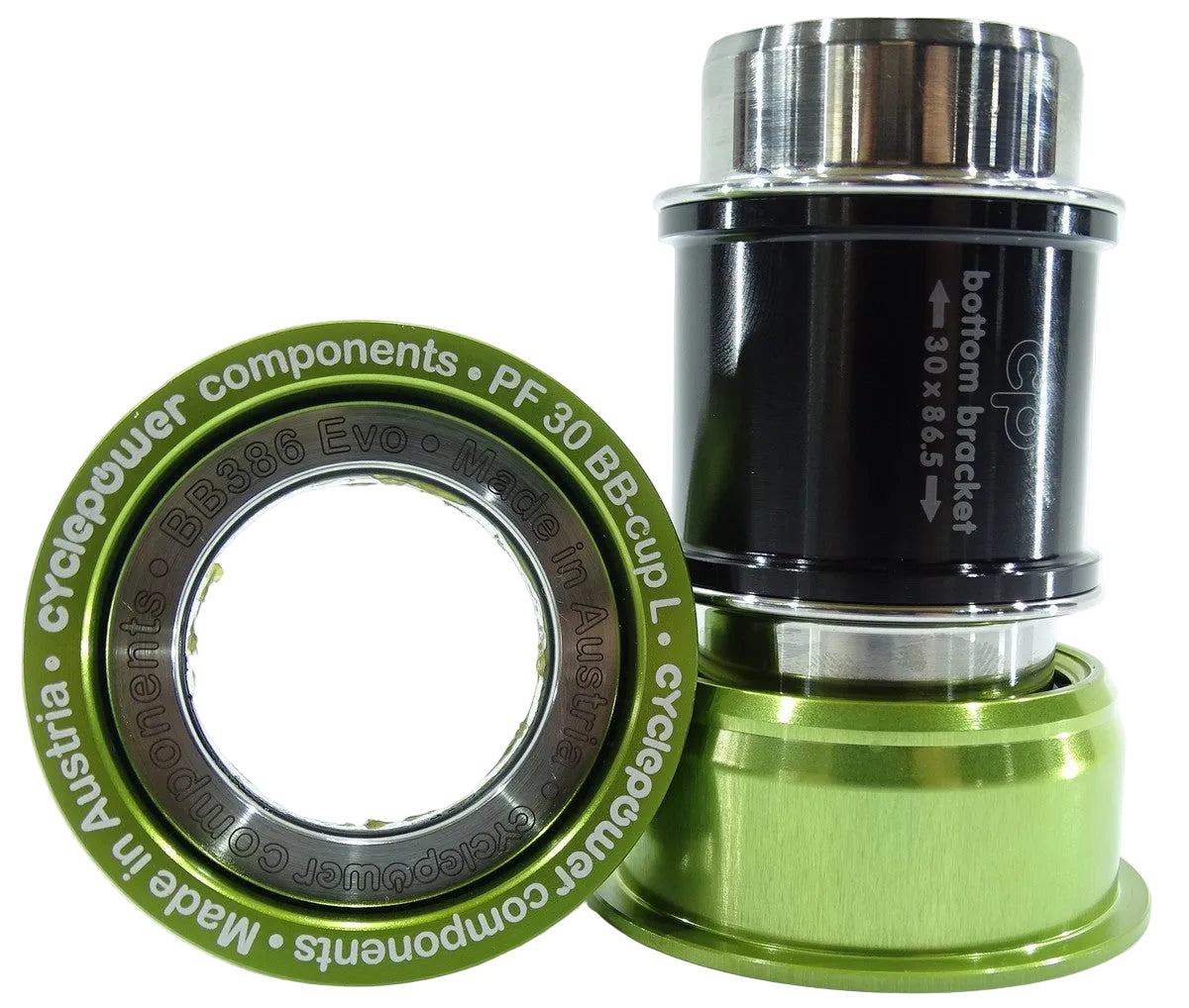 cyclepower-pressfit30-bottom-bracket-86.5-green#2