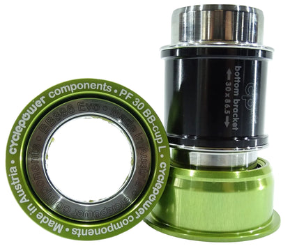 cyclepower-pressfit30-bottom-bracket-86.5-green#2