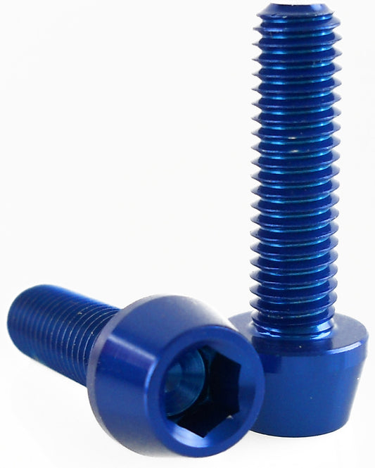 tapered cylinder head aluminum screw 4762 M6 blue