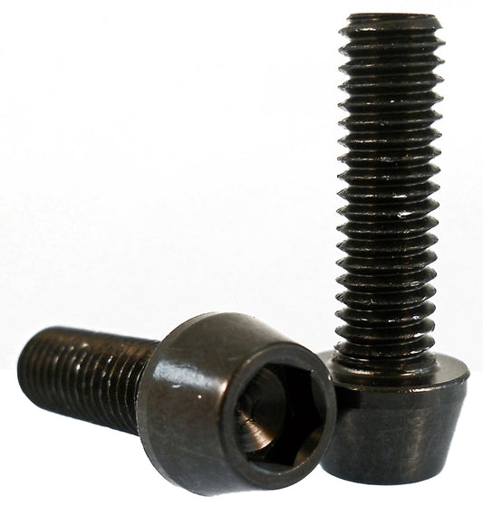 tapered cylinder head aluminum screw 4762 M5 black