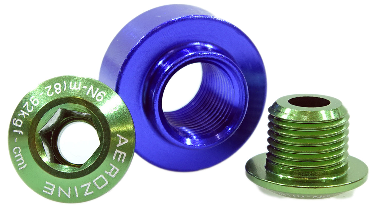 Kettenblattdistanz 5mm + Schrauben