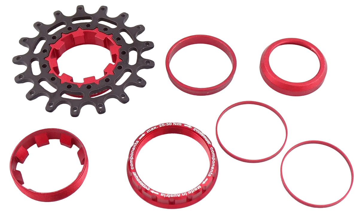 singlespeed-conversion-kit-campagnolo-ED+sprocket-red