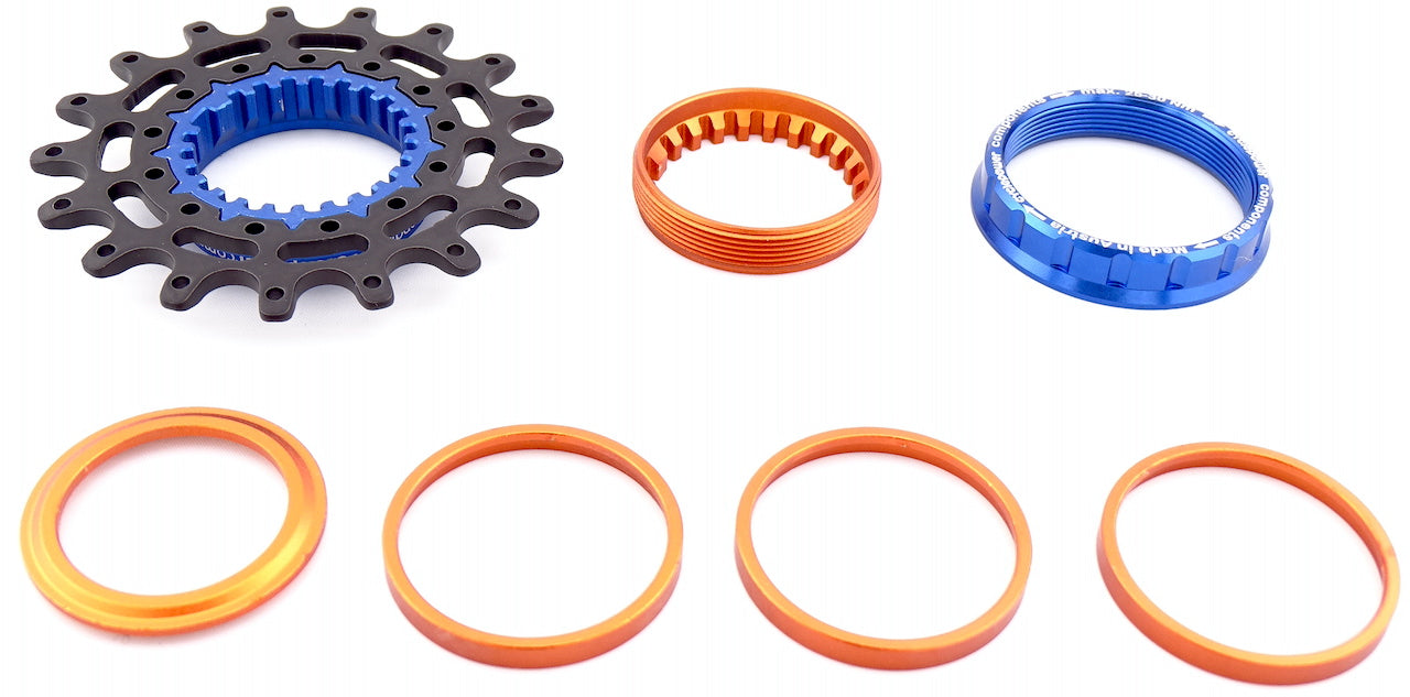 Singlespeed Umbaukit Shimano® Microspline + Ritzel