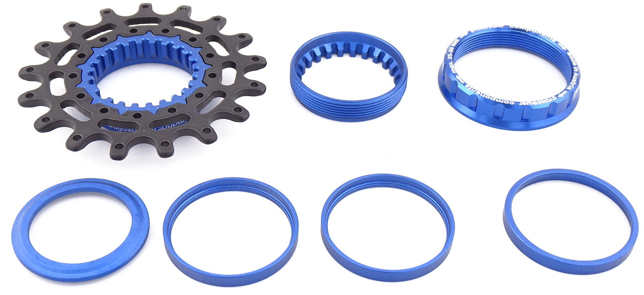 Singlespeed Umbaukit Shimano® Microspline + Ritzel