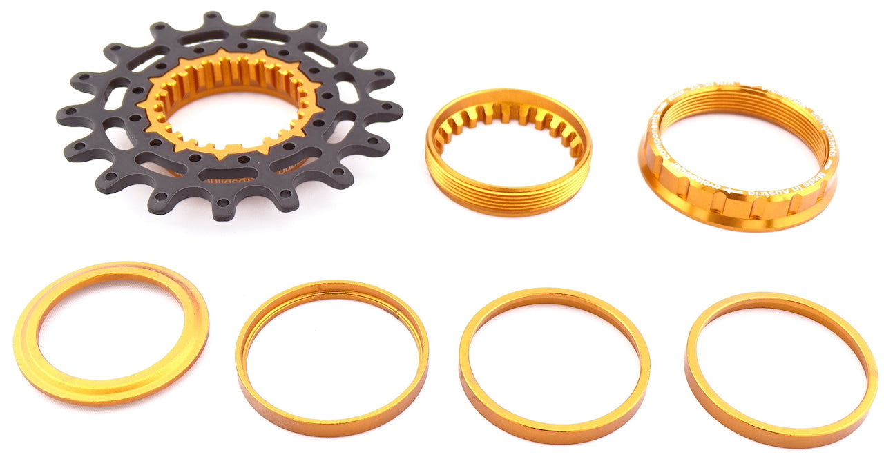 Singlespeed Umbaukit Shimano® Microspline + Ritzel