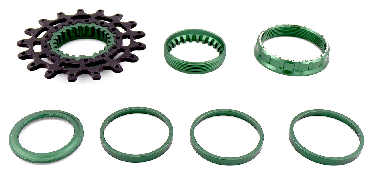 Singlespeed Umbaukit Shimano® Microspline + Ritzel