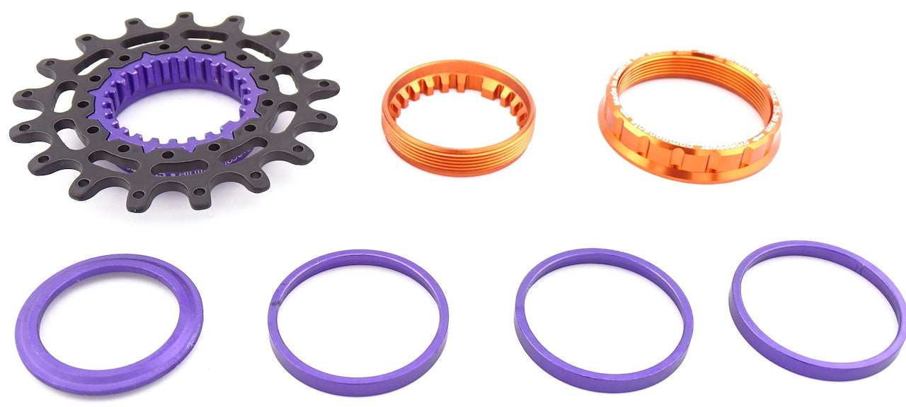 Singlespeed Umbaukit Shimano® Microspline + Ritzel